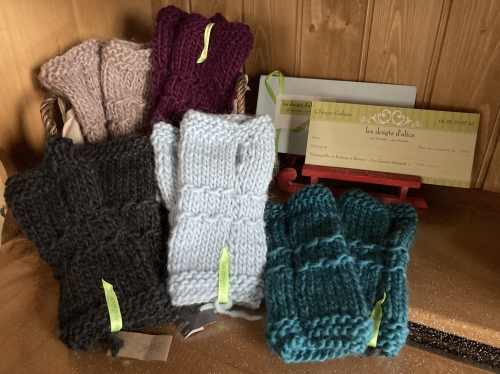 MITAINES / chauffe-poignets